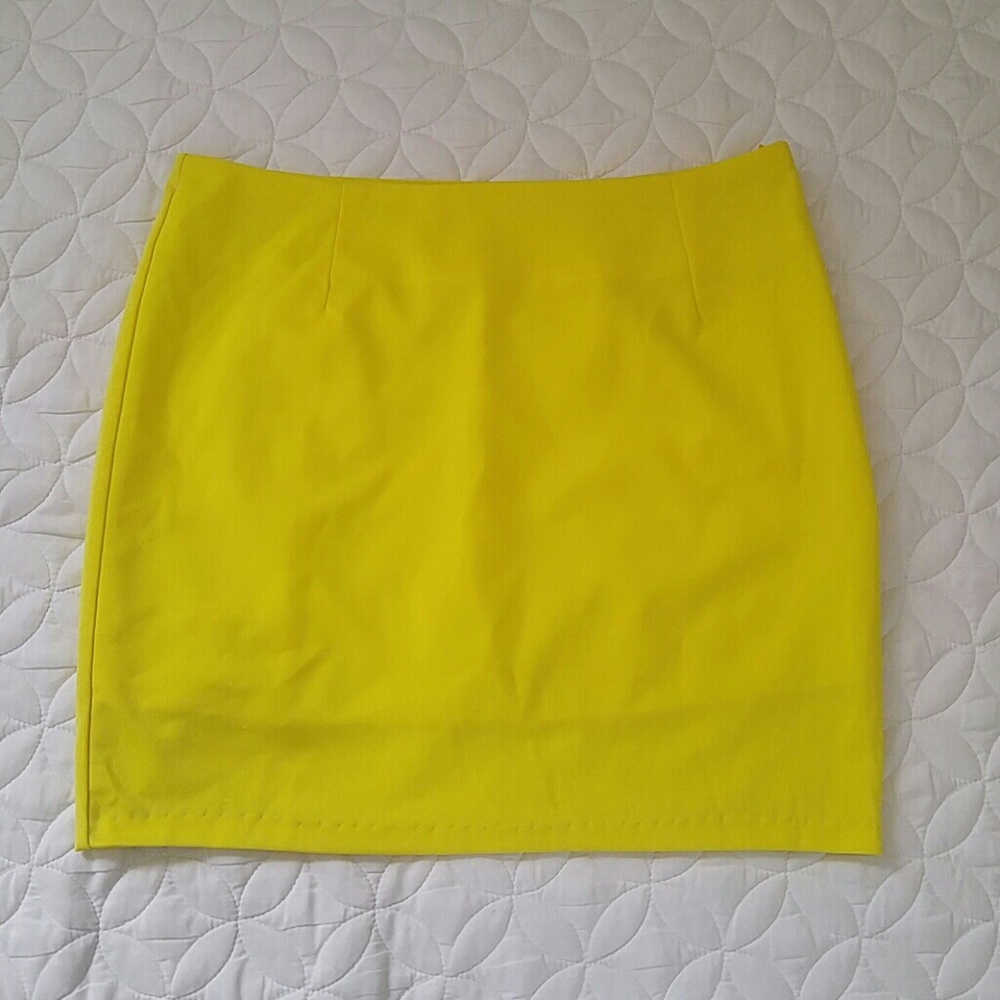 Bright Yellow Skirt